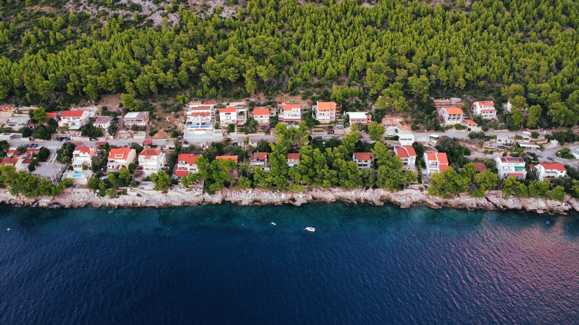 Villa V house surroundings panorama